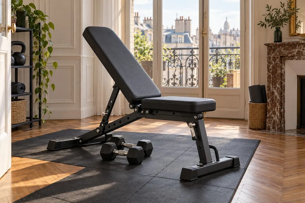 Banc de musculation pliable : choisir un modèle stable pour s’entrainer chez soi
