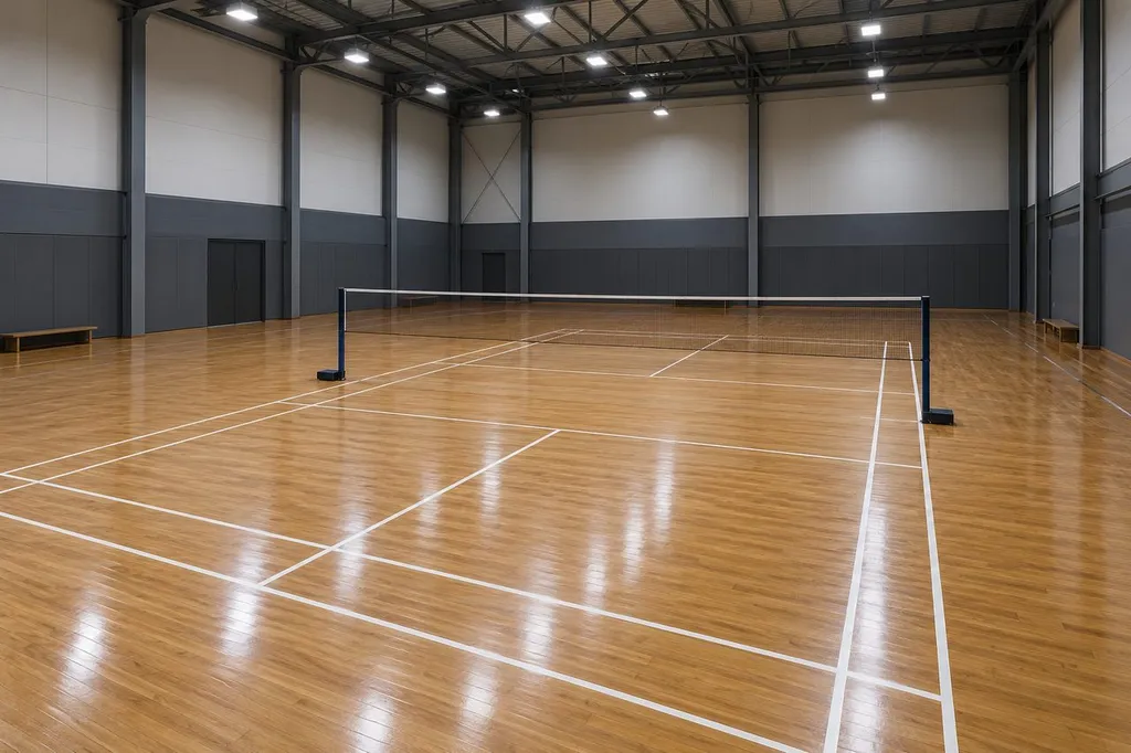 Dimensions d’un terrain de badminton : tracé, filet et dégagements