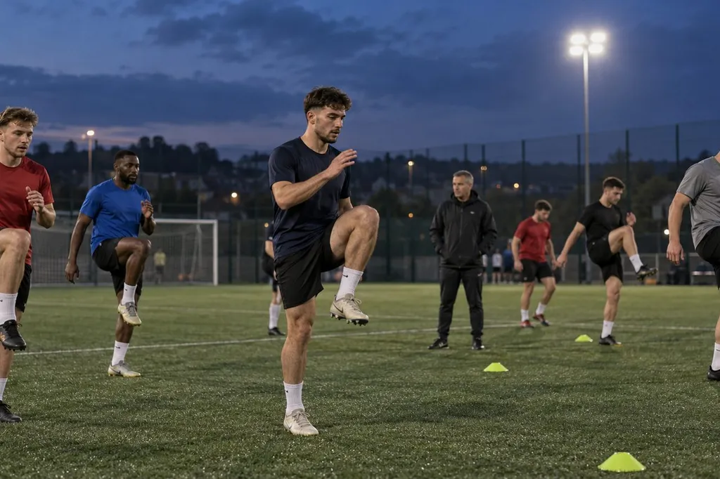 Exercices d’échauffement football : une routine progressive avant match et entrainement