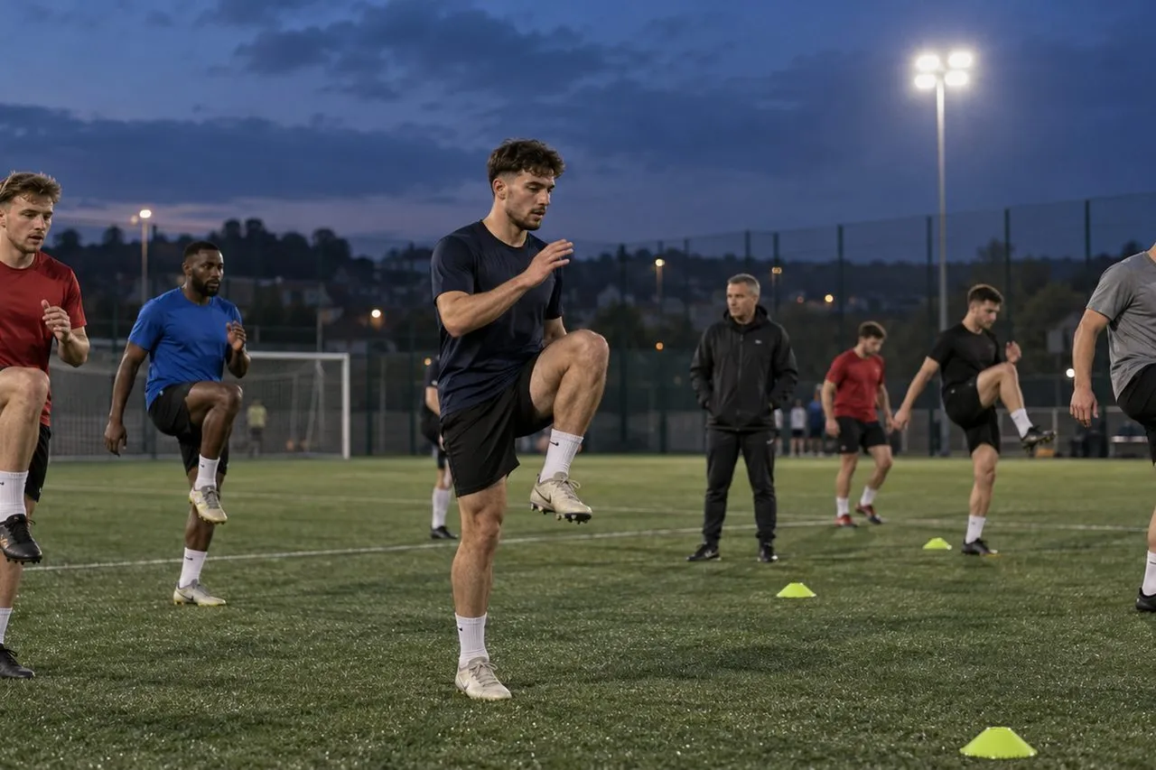 Exercices d’échauffement football : une routine progressive avant match et entrainement